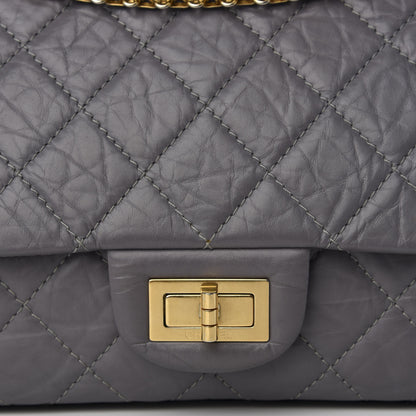 Chanel Aged Calfskin Quilted 2.55 Reissue 227 Flap Grey 8 of 10