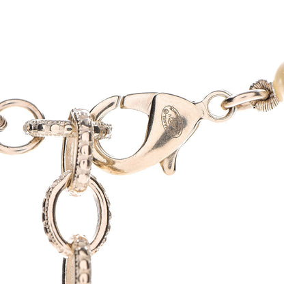 Chanel Graduated Pearl CC Short Necklace Gold 7 of 9