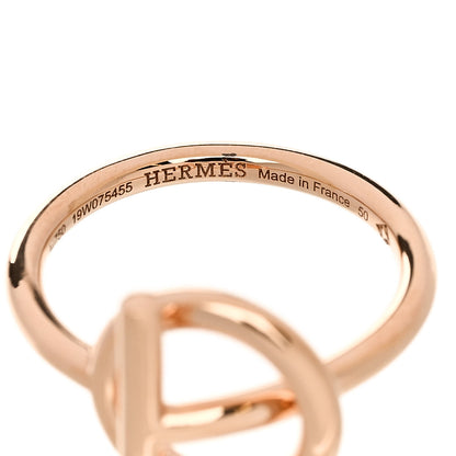 Hermes 18K Rose Gold PM Echappee Ring 50 5.25 5 of 5