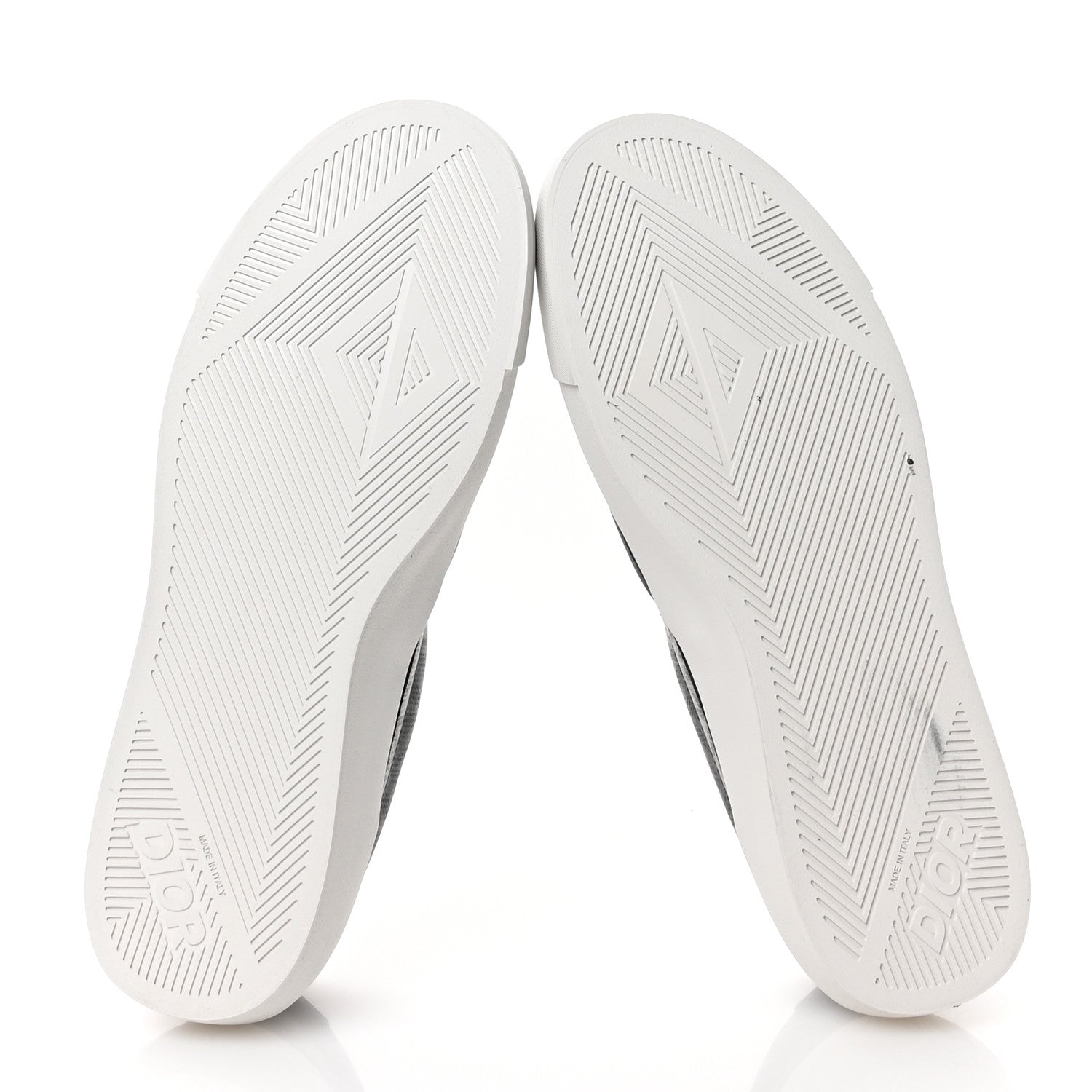 Christian Dior Canvas CD Diamond Mens Slip On Sneakers 45 Black 6 of 10