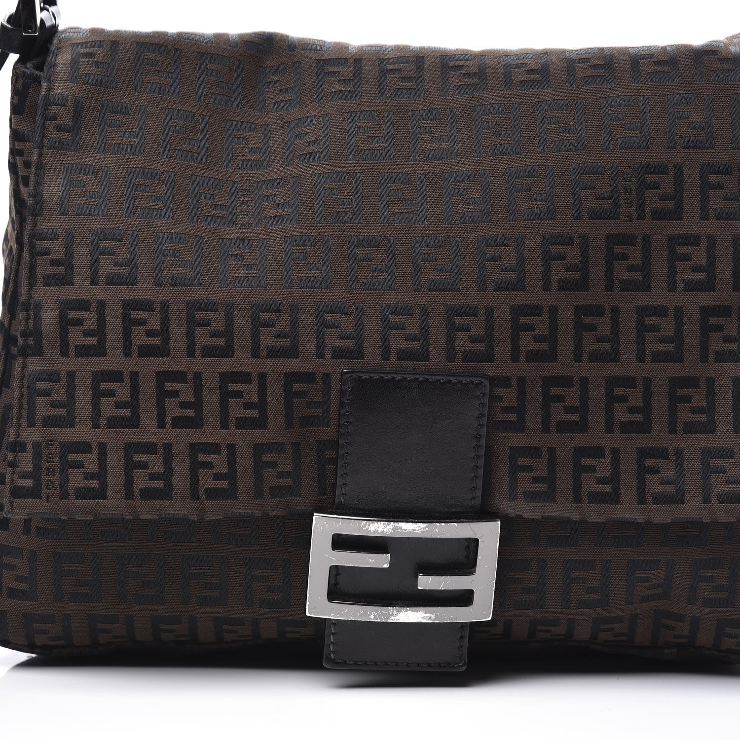 Fendi Zucchino Forever Mama Baguette Tobacco 12 of 12