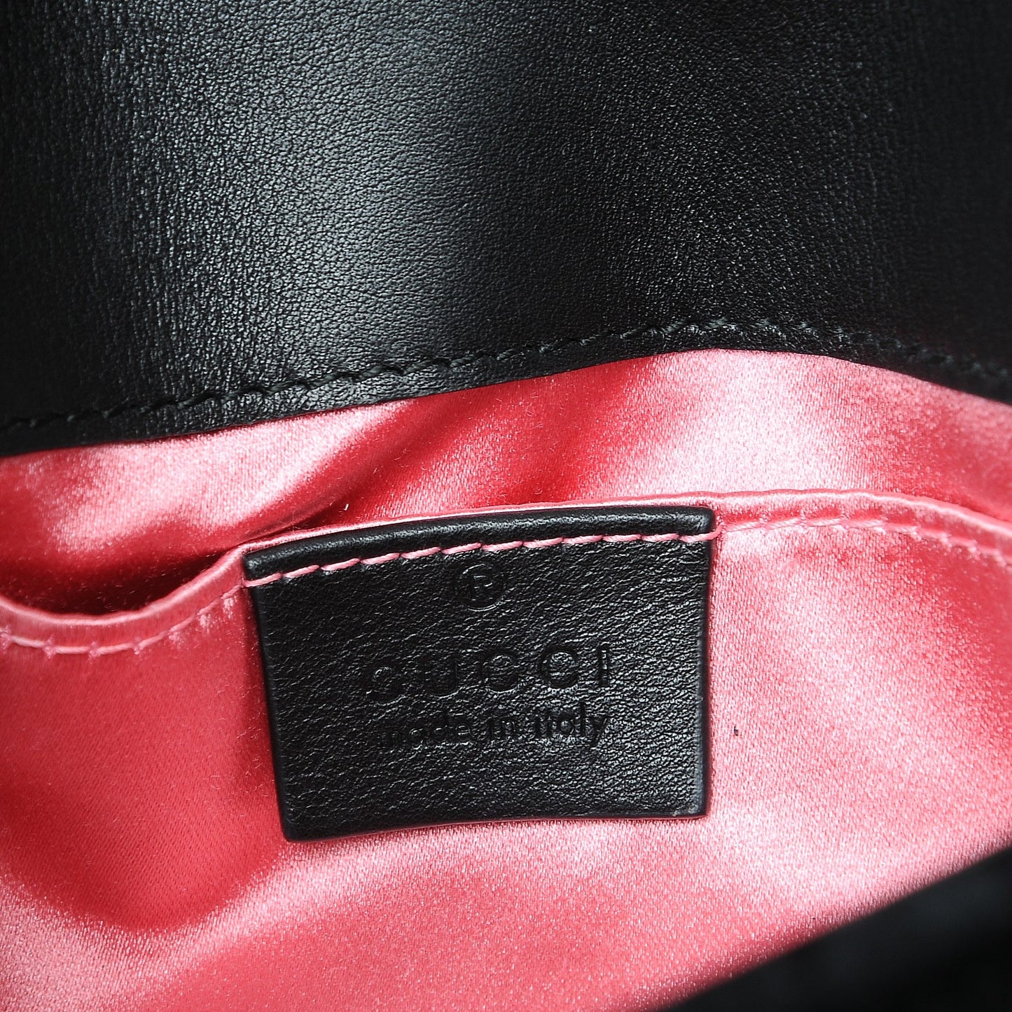 Velvet Matelasse Mini GG Marmont Shoulder Bag Black