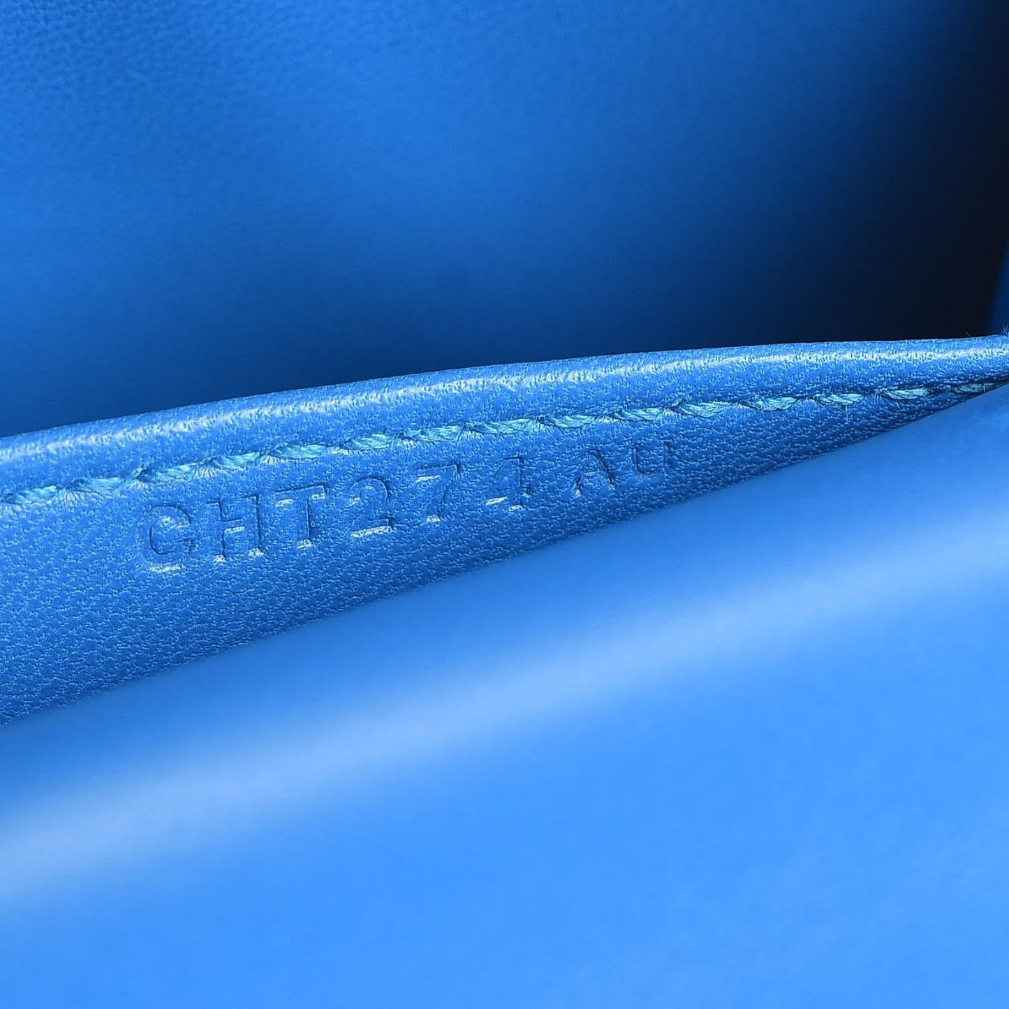 Chevre Mysore Mini Kelly Sellier 20 Bleu Zanzibar