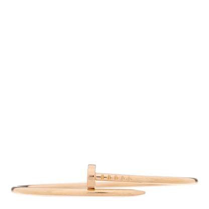 Cartier 18K Pink Gold Small Juste Un Clou Bracelet 16 1 of 3