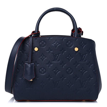 Louis Vuitton Empreinte Montaigne BB Marine Rouge 1 of 10