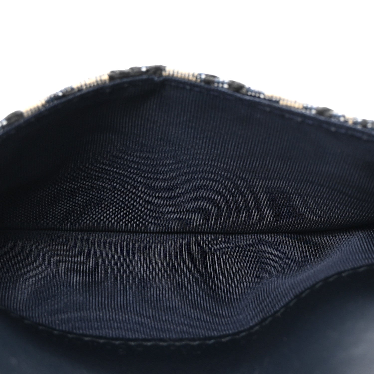 Christian Dior Oblique Saddle Card Holder Blue 5 of 6
