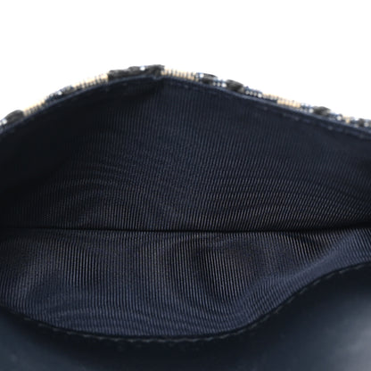 Christian Dior Oblique Saddle Card Holder Blue 5 of 6
