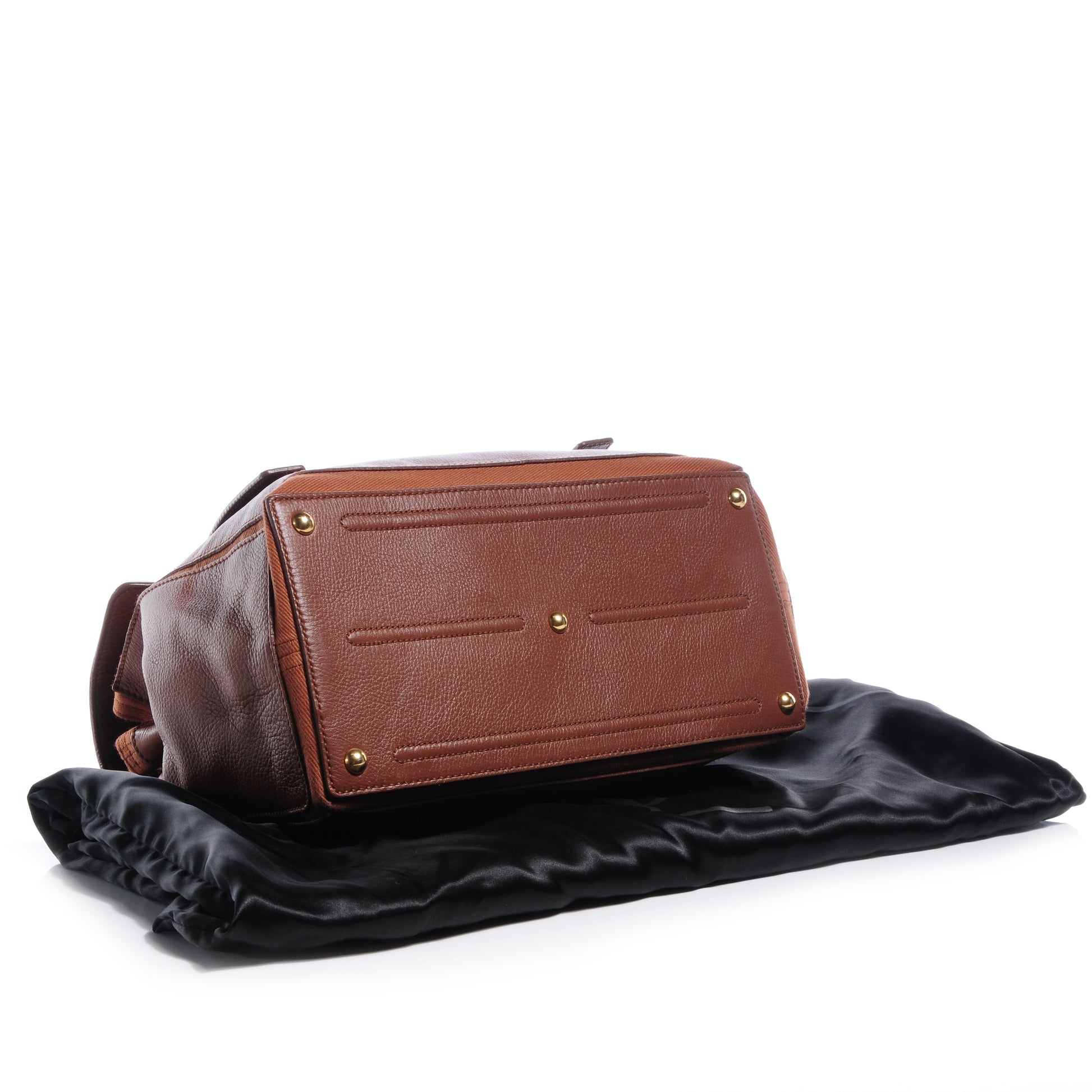 Saint Laurent Leather Canvas Medium Muse Two Cognac 4 of 7