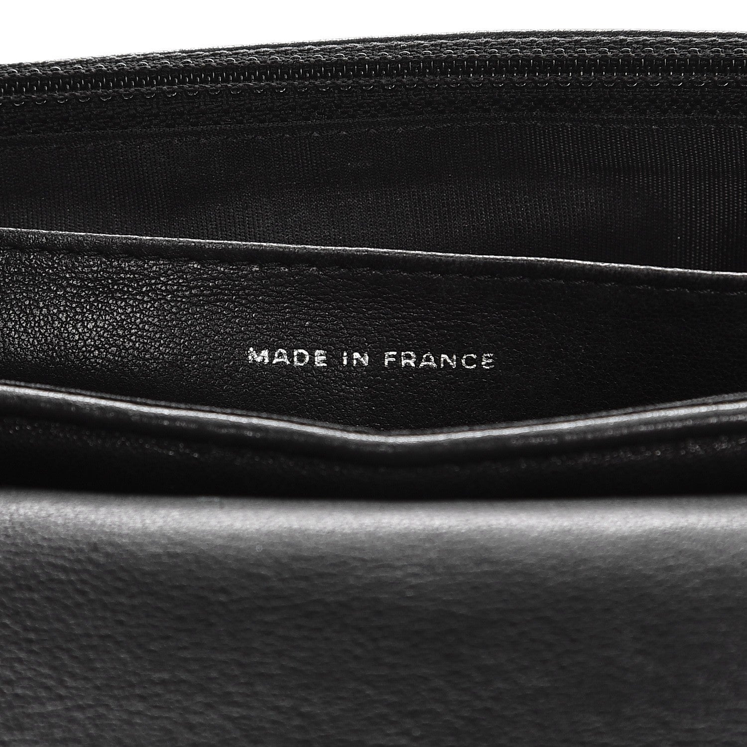 Chanel Lambskin Half Moon Wallet On Chain WOC Black 7 of 10