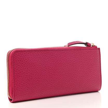 Gucci Dollar Calfskin Swing Zip Wallet Blossom 3 of 8