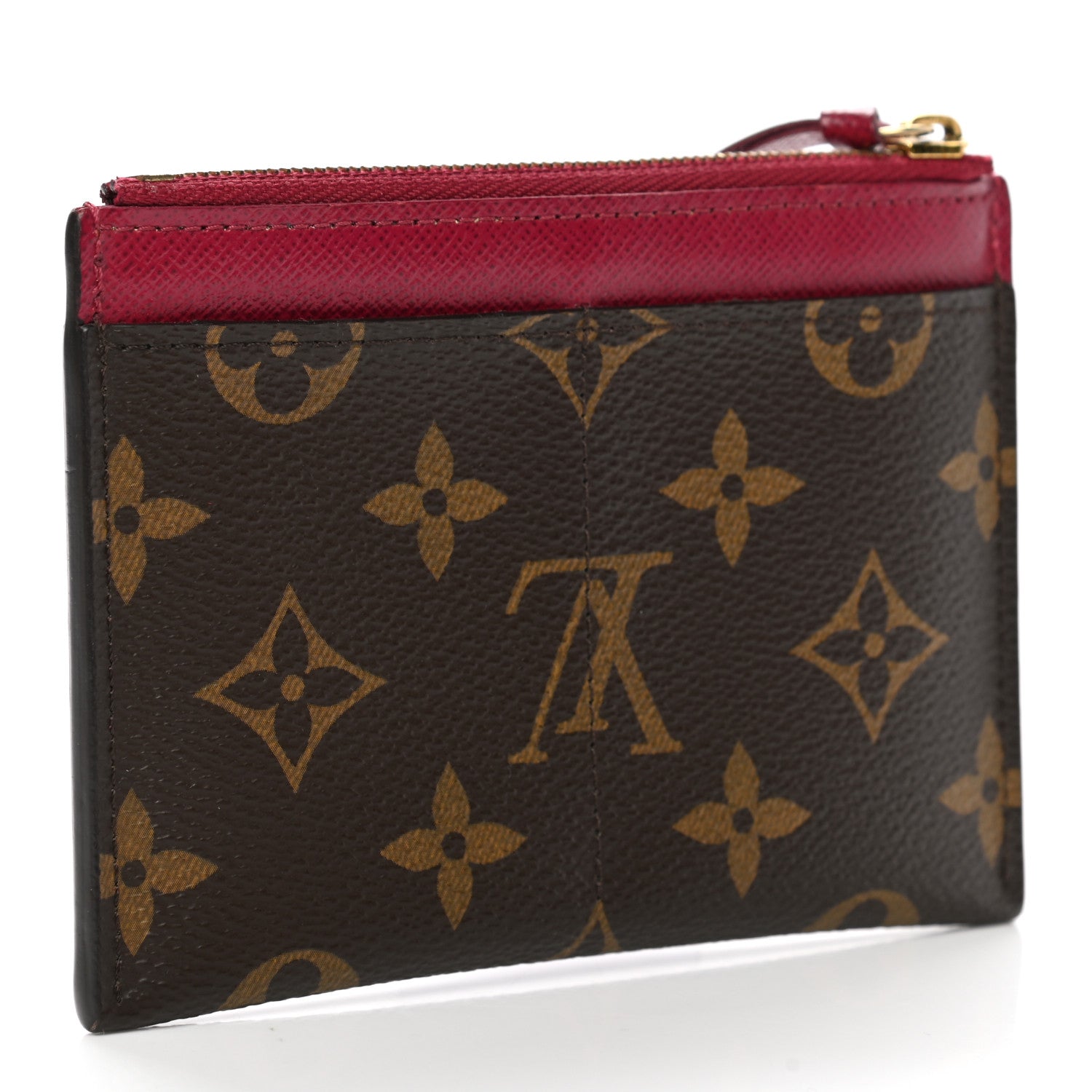 Louis Vuitton Monogram Zipped Card Holder Fuchsia 3 of 7