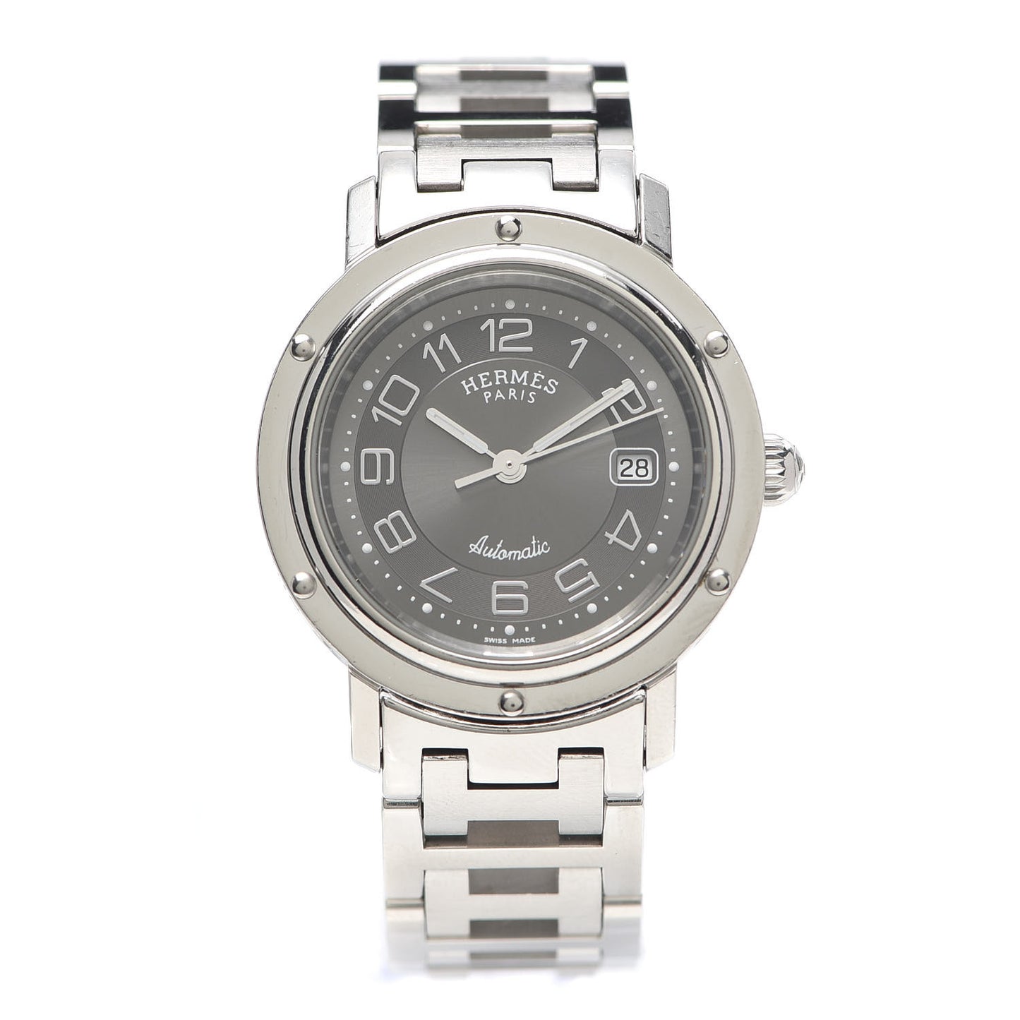 Stainless Steel 31mm Clipper Automatic Watch Grey