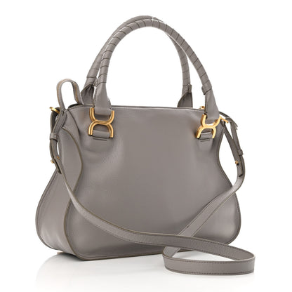 Chloe Calfskin Medium Marcie Satchel Cashmere Grey 2 of 9