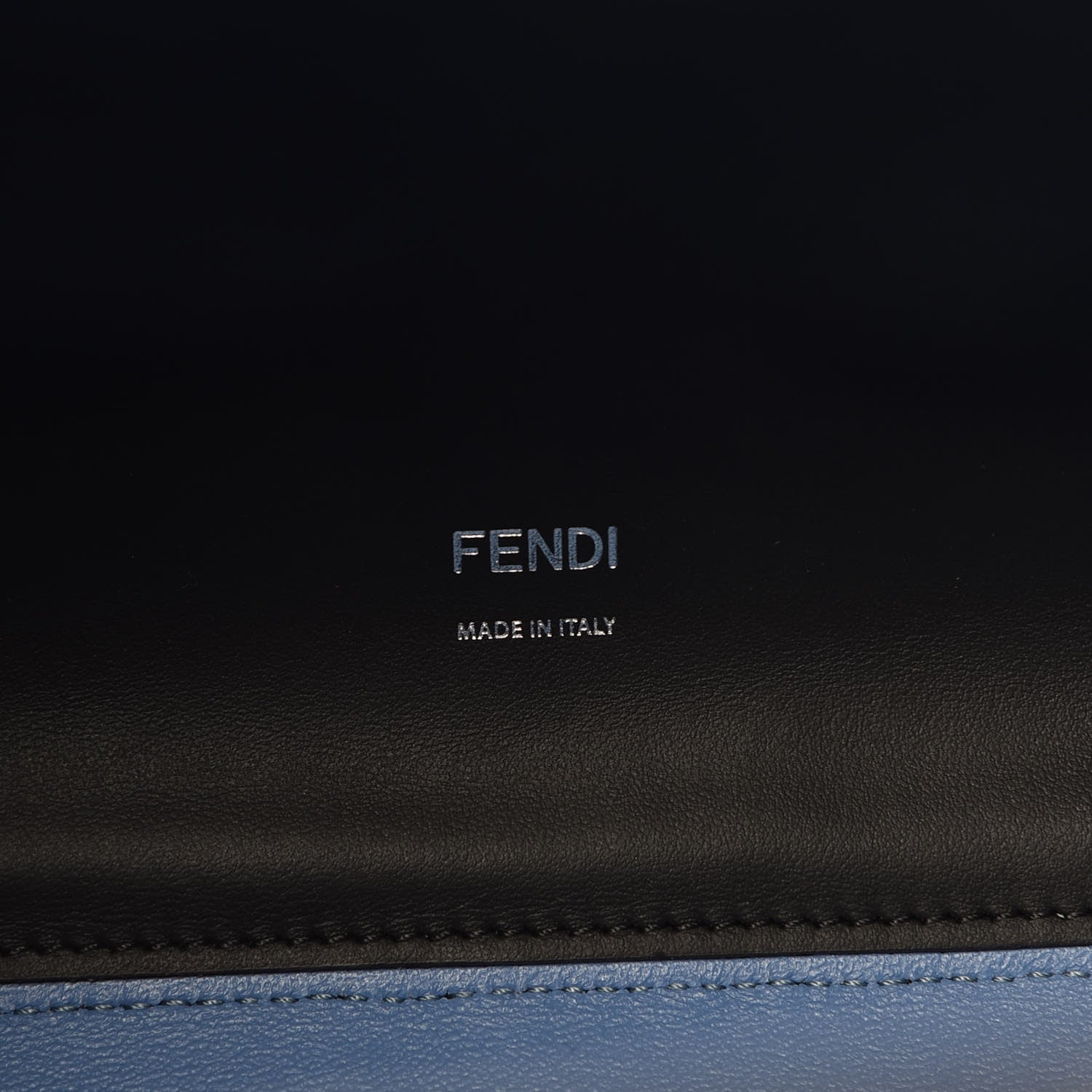 Fendi Vitello Seta Century Large Peekaboo X-Lite Nuvola Black 6 of 10