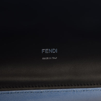 Fendi Vitello Seta Century Large Peekaboo X-Lite Nuvola Black 6 of 10