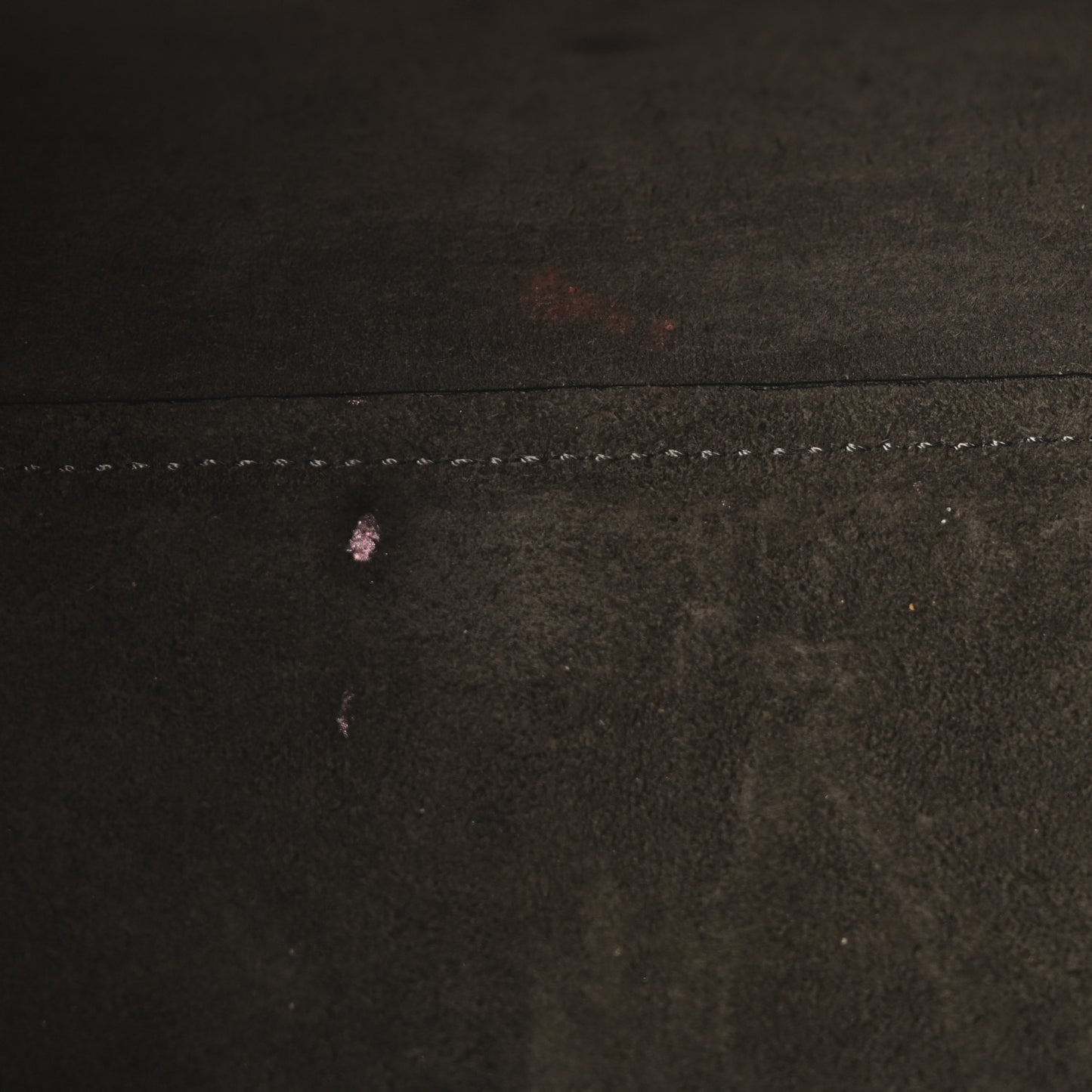 Grained Calfskin Nano Belt Bag Grey