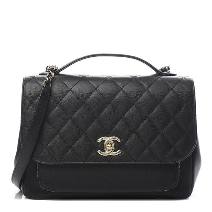 Chanel Caviar Quilted Large Business Affinity Flap Black 1 of 10
