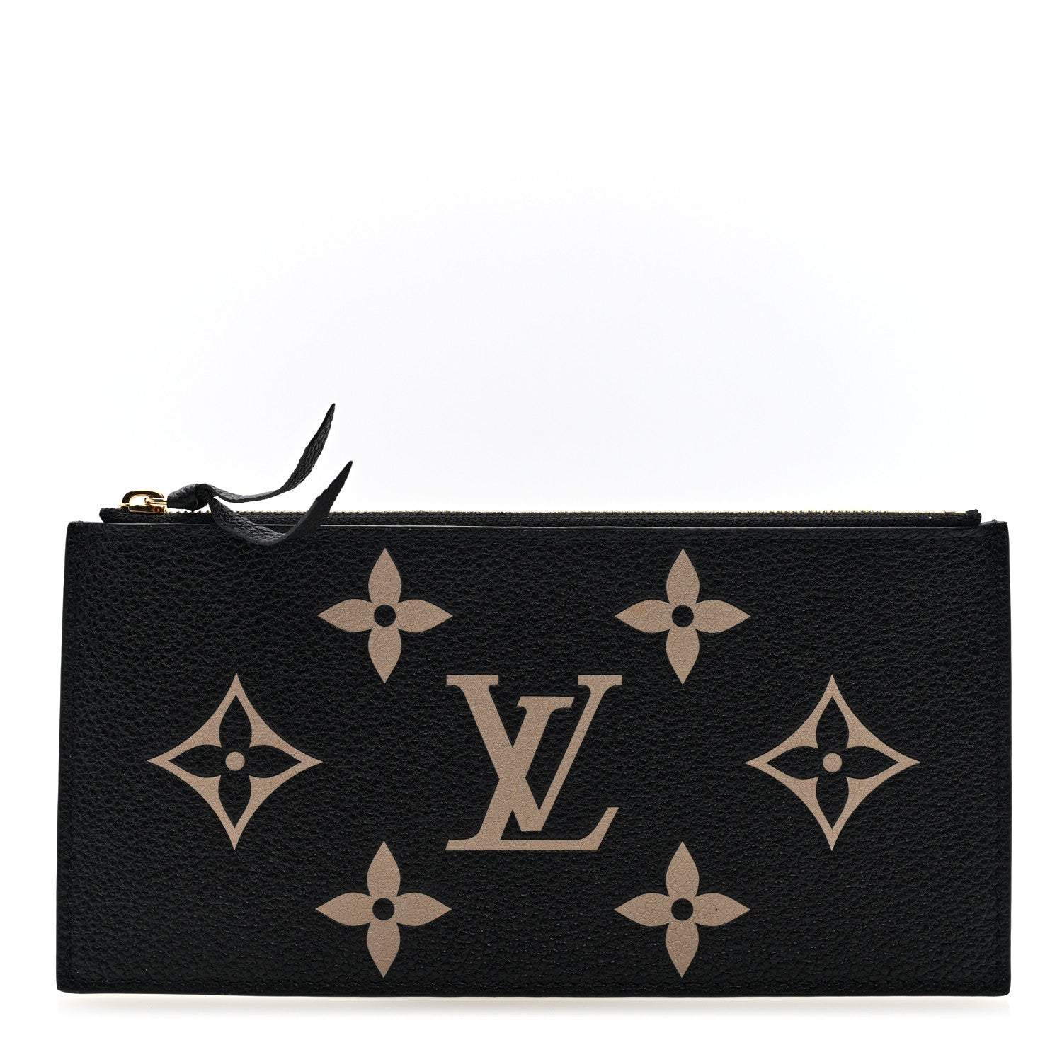 Louis Vuitton Empreinte Monogram Giant Crafty Pochette Felicie Zippered Insert Black 1 of 6