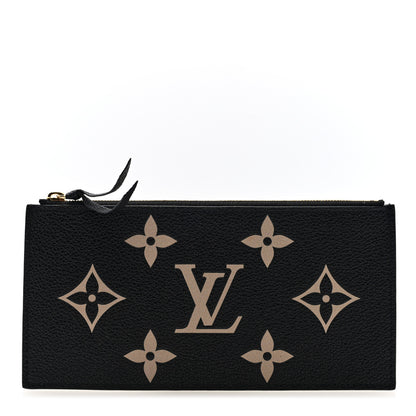 Louis Vuitton Empreinte Monogram Giant Crafty Pochette Felicie Zippered Insert Black 1 of 6