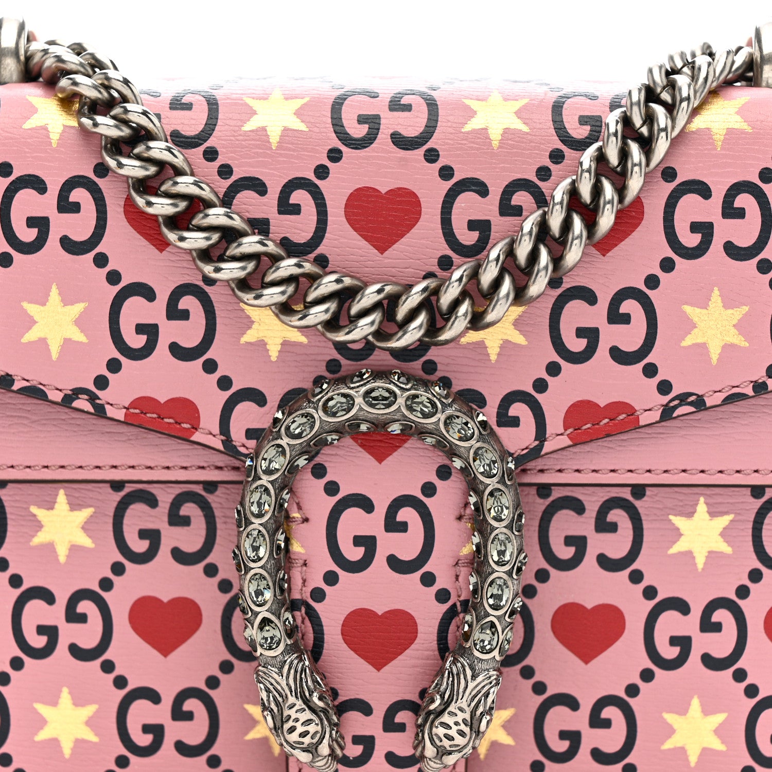 Gucci Calfskin Valentine's Day Exclusive Mini Dionysus Shoulder Bag 9 of 14