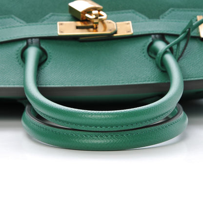 Hermes Epsom Birkin 30 Vert Vertigo 33 of 35