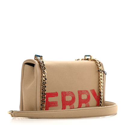 Burberry Canvas Print Small Lola Bag Honey Red 2 of 9