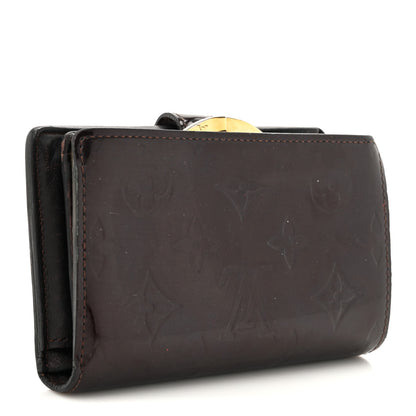 Louis Vuitton Vernis French Purse Wallet Amarante 3 of 14
