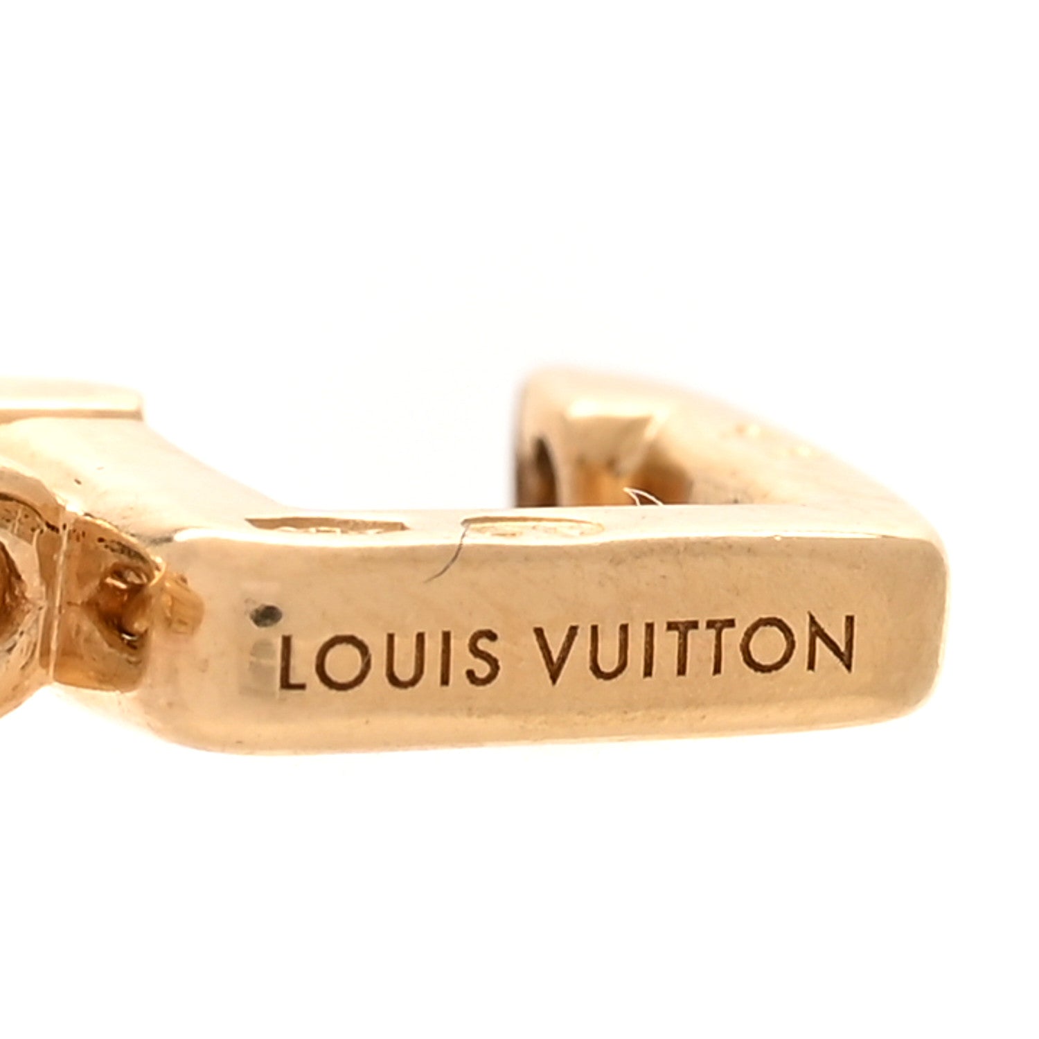 Louis Vuitton 18K Yellow Gold Coral Steamer Bag Charm Pendant 3 of 4