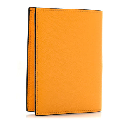 Saint Laurent Grain De Poudre Credit Card Wallet Senape Yellow 3 of 7