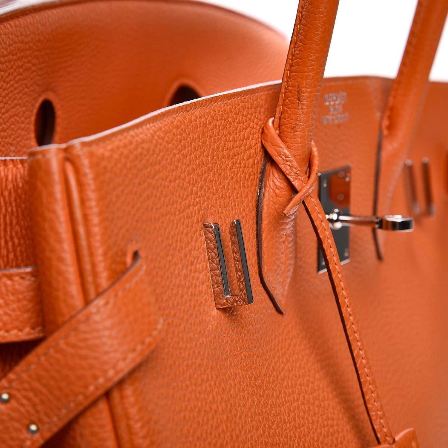 Hermes Togo Birkin 35 Orange 27 of 34