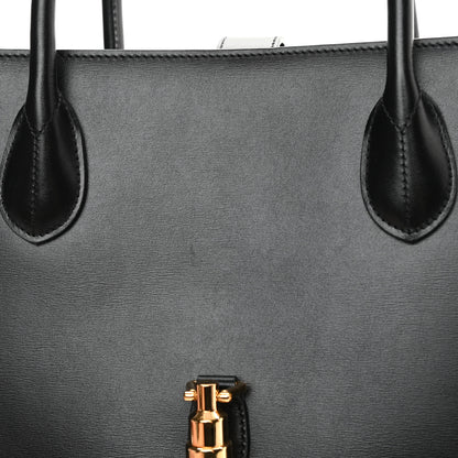 Gucci Boarded Plutone Calfskin Medium Jackie 1961 Tote Black 12 of 12