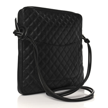 Chanel Calfskin Quilted Large Cambon Messenger Black 3 of 9