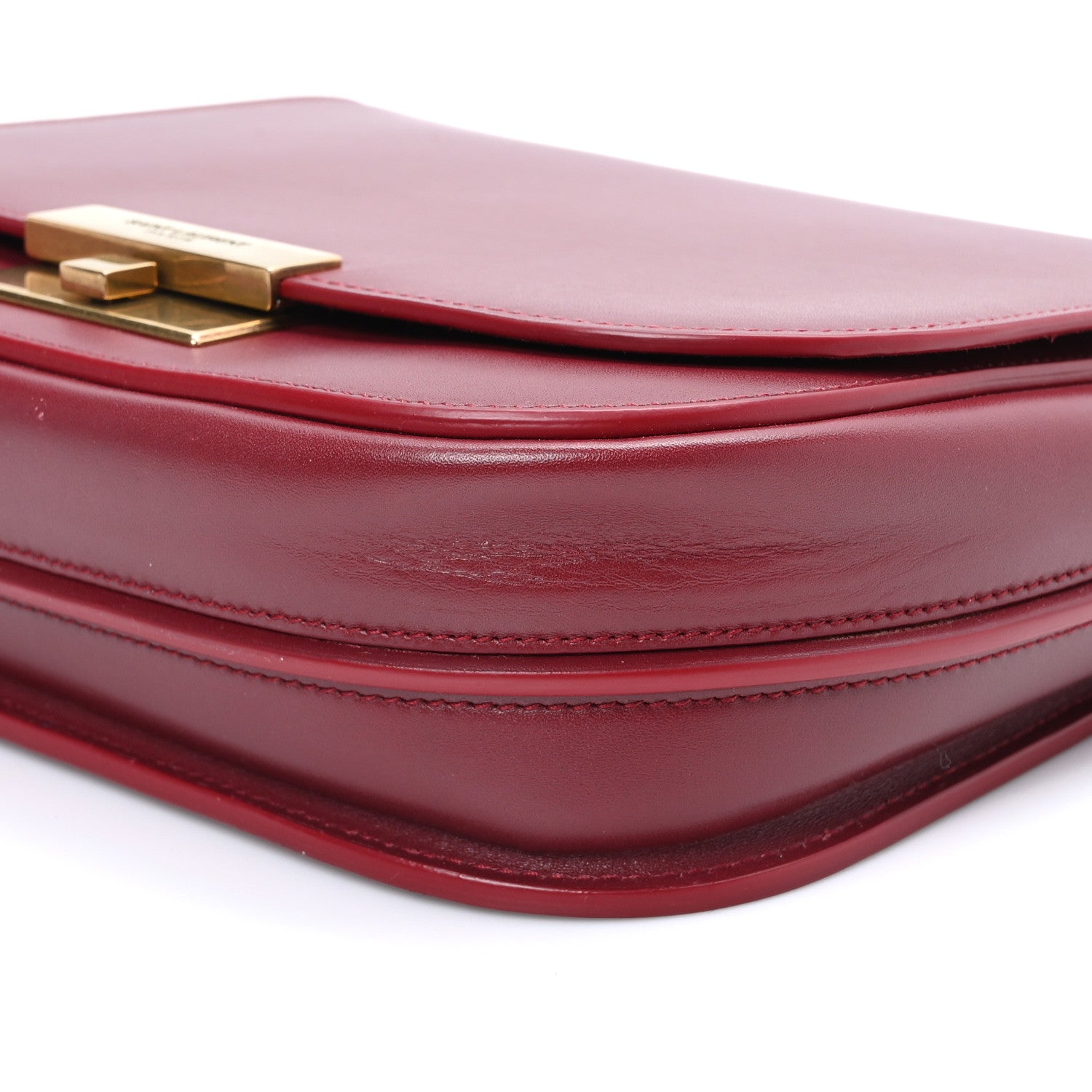 Saint Laurent Calfskin Betty Messenger Red 10 of 12