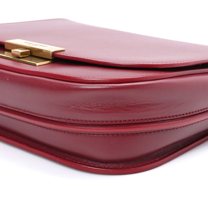 Saint Laurent Calfskin Betty Messenger Red 10 of 12
