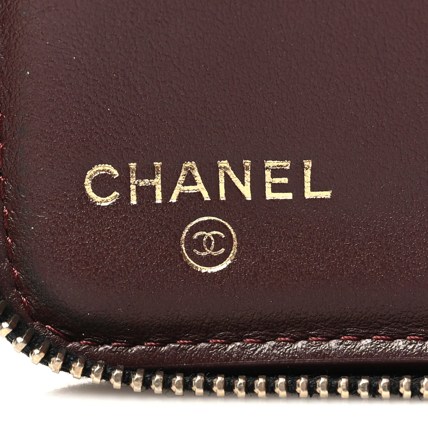 Chanel Caviar Quilted Large Zip Around Organizer Wallet Black 7 of 10