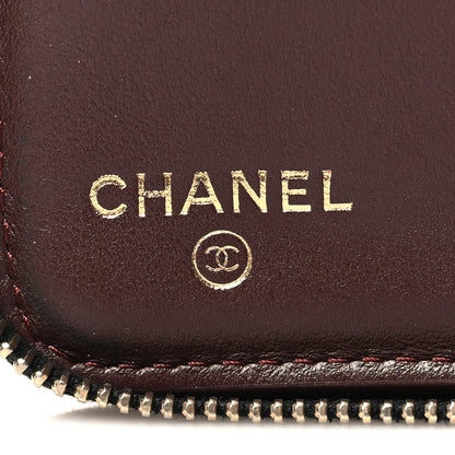 Chanel Caviar Quilted Large Zip Around Organizer Wallet Black 7 of 10