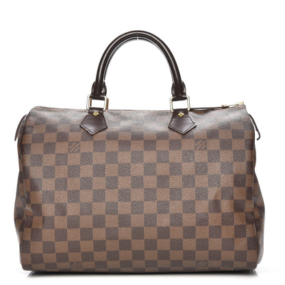Louis Vuitton Damier Ebene Speedy 30 1 of 12