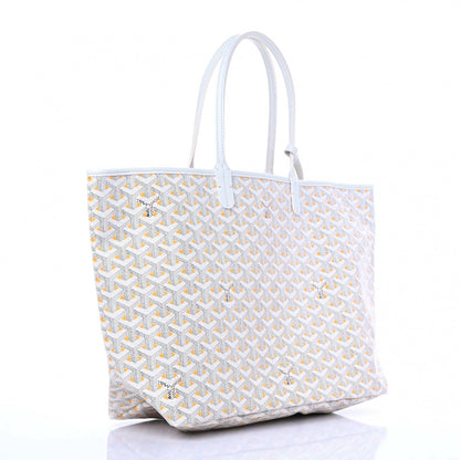 Goyard Goyardine Saint Louis Claire Voie PM White Orange 2 of 8