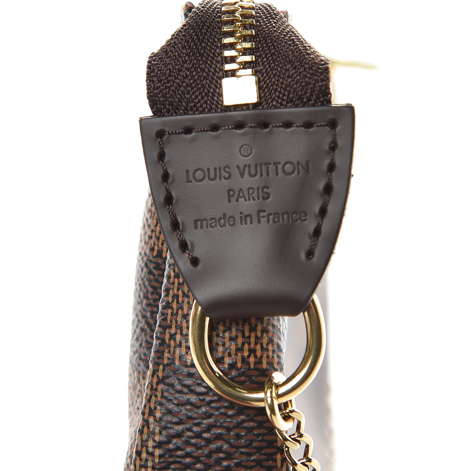 Louis Vuitton Damier Ebene Mini Pochette Accessories 7 of 8