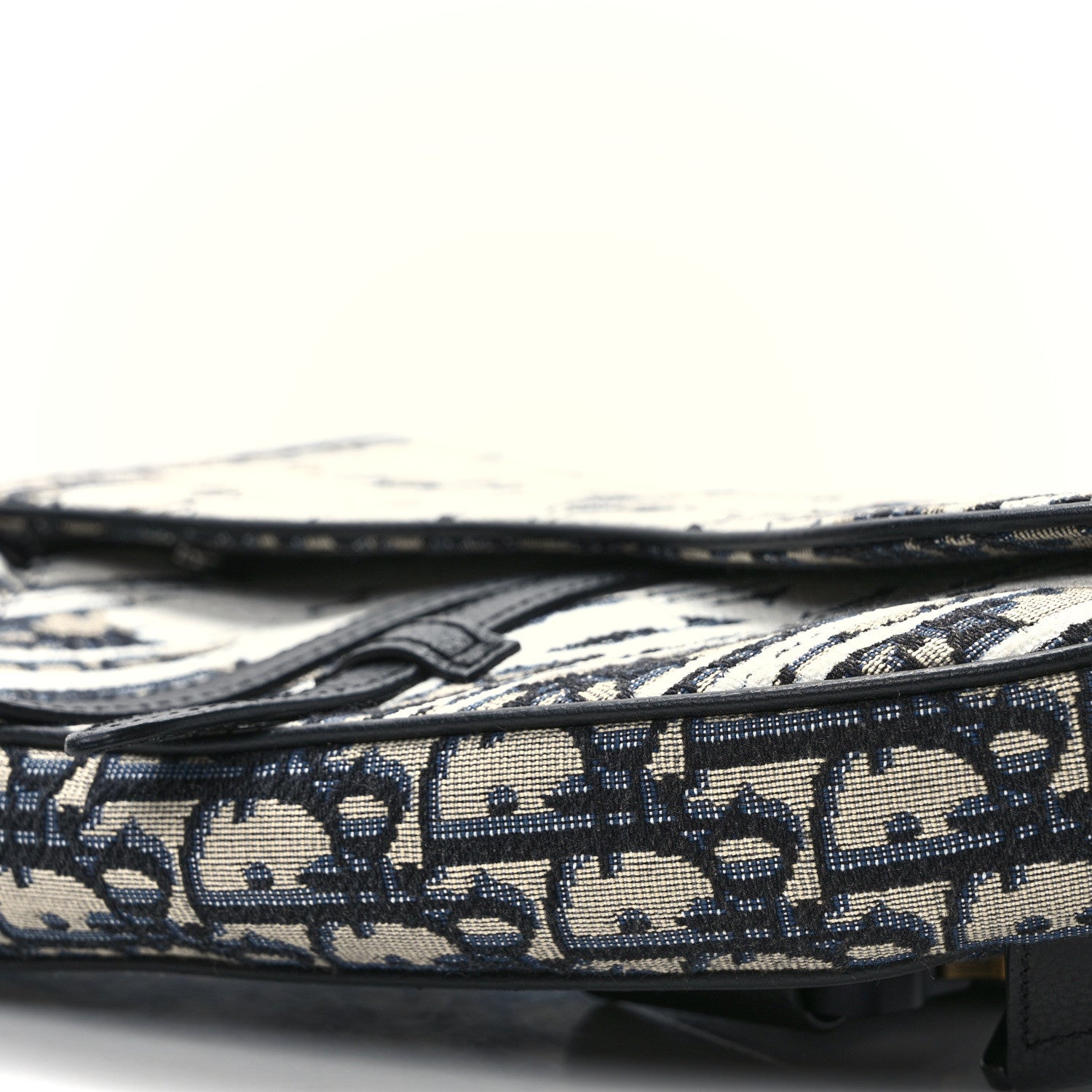 Christian Dior X Raymon Pettibon Oblique Mens Saddle Bag Blue White 8 of 8