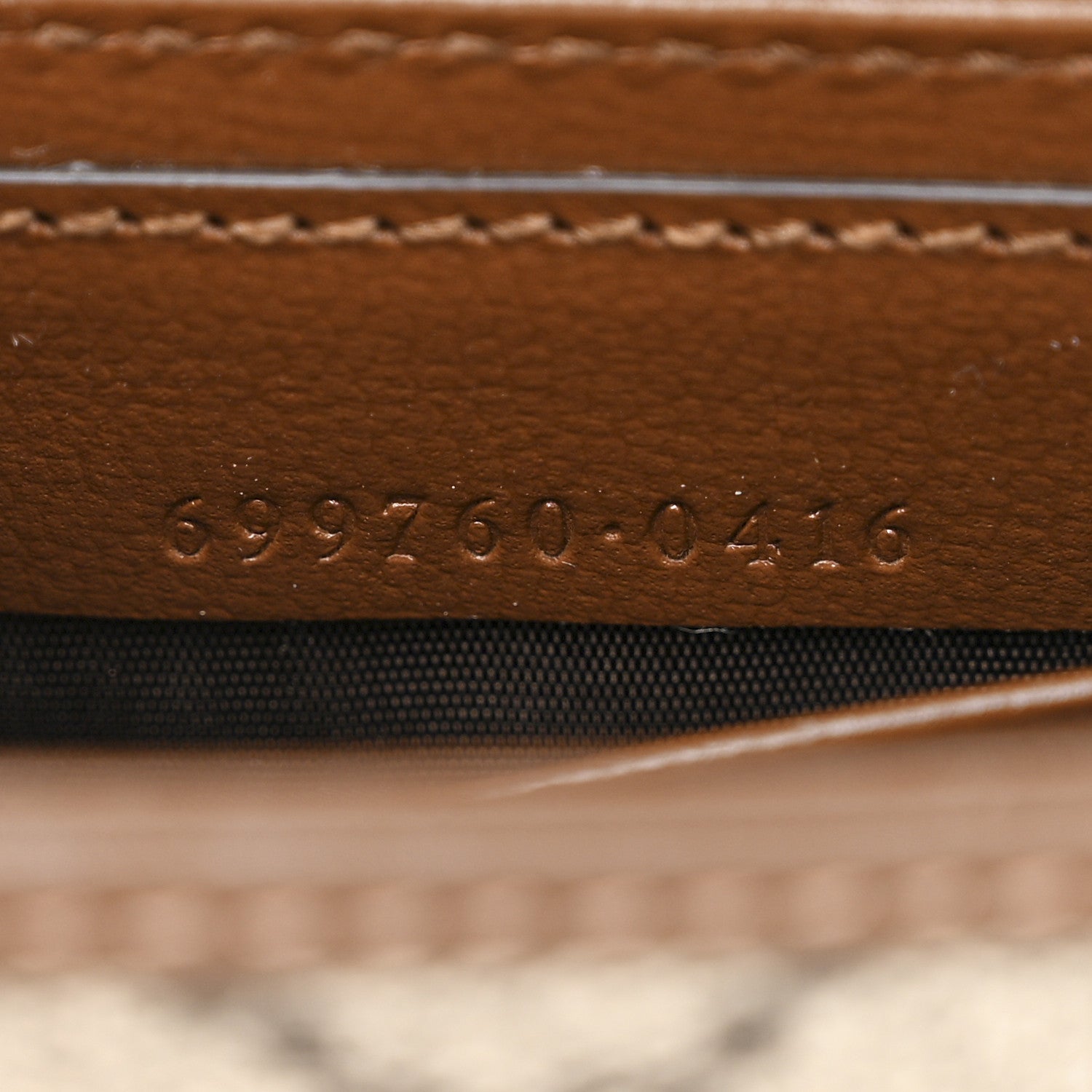 Gucci GG Supreme Monogram Azalea Calfskin Web Horsebit 1955 Wallet On Strap Beige Ebony Brown Sugar 7 of 10