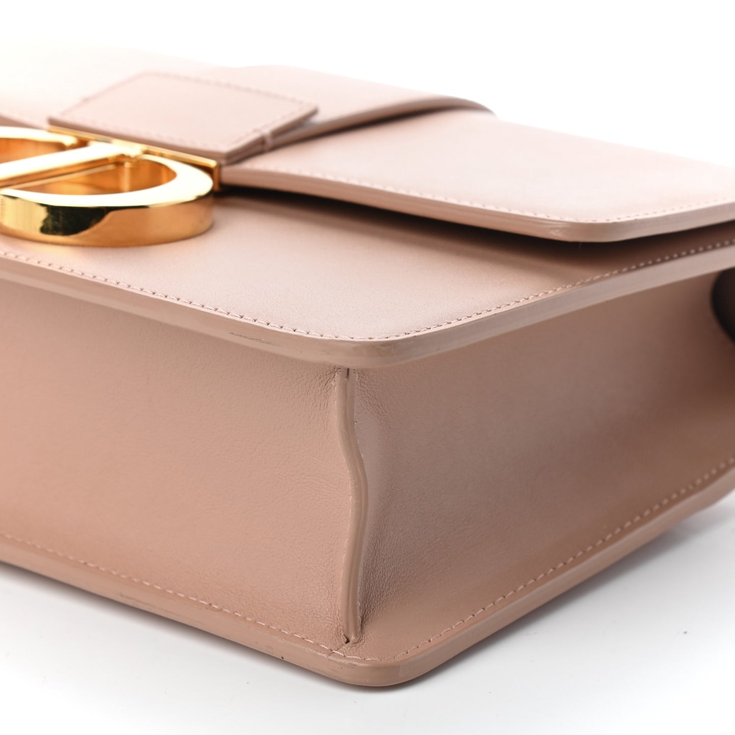 Calfskin 30 Montaigne Flap Bag Rose Des Vents