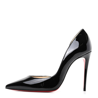 Christian Louboutin Patent Iriza 100 Pumps 37 Black 1 of 9