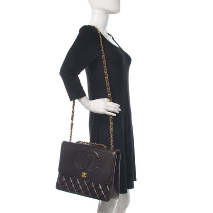 Chanel Lambskin XL Jumbo CC Single Flap Brown 2 of 26