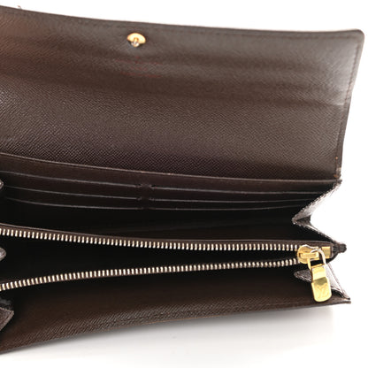 Louis Vuitton Damier Ebene Sarah Wallet 7 of 10