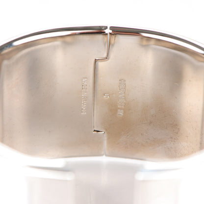 Hermes Enamel Extra Wide Clic Clac Bracelet PM White 4 of 5