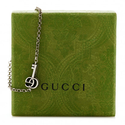 Gucci Sterling Silver Double G Key Bracelet 6 of 6
