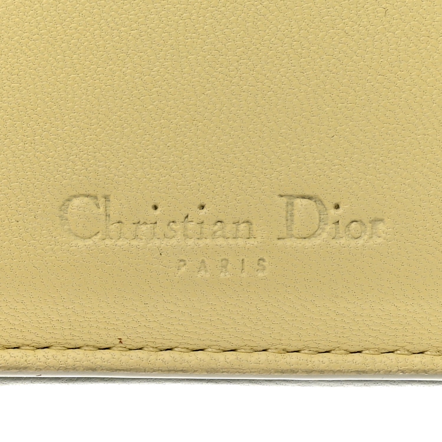 Christian Dior Lambskin Cannage Lady Dior Wallet Organizer Blue Pink Yellow 6 of 14