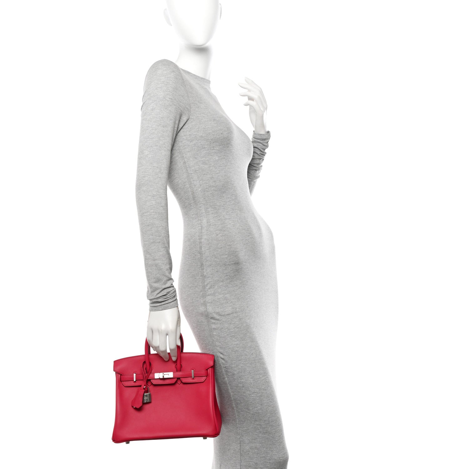 Hermes Swift Birkin 25 Framboise 2 of 13
