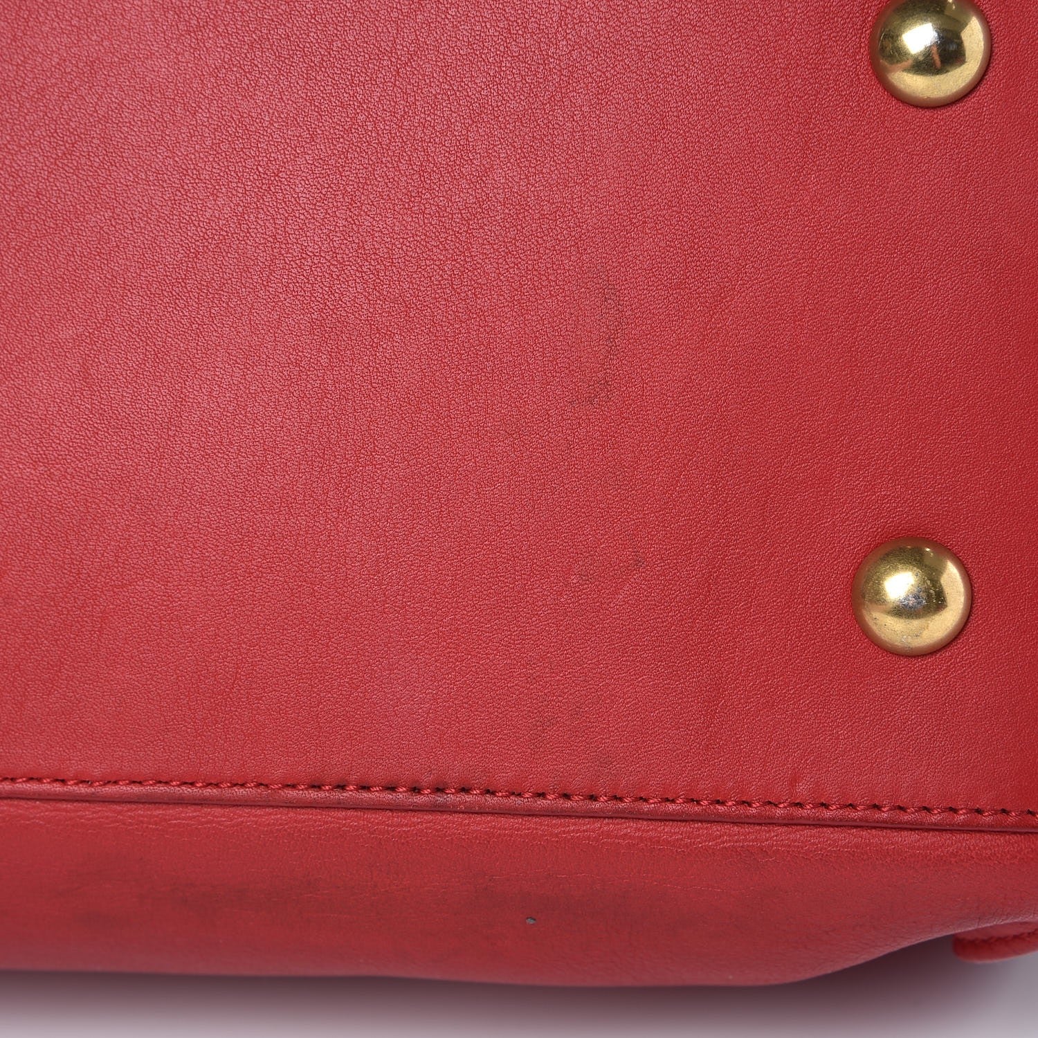 Saint Laurent Calfskin Small Classic Y Cabas Rouge Orient 11 of 15